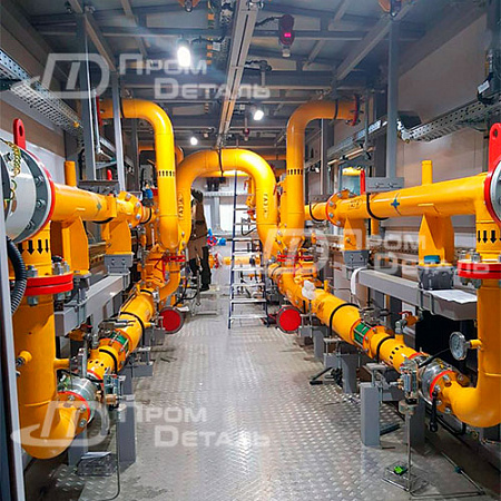 Газопроводы обвязки оборудования ППГ